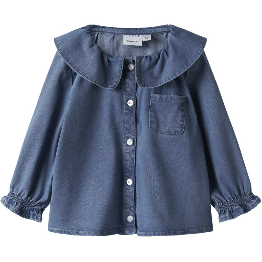 Køb Name It Medium Blue Denim Nmfsophy Ls Dnm Skjorte 2533-Yb T