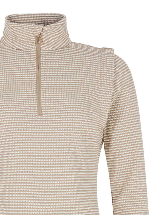 Ivory 1/4 Zip Trui