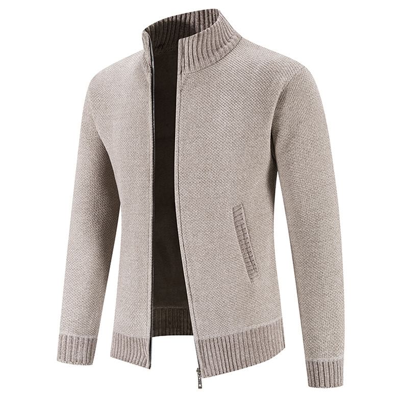 YIKES - Effen cardigan met opstaande kraag en rits