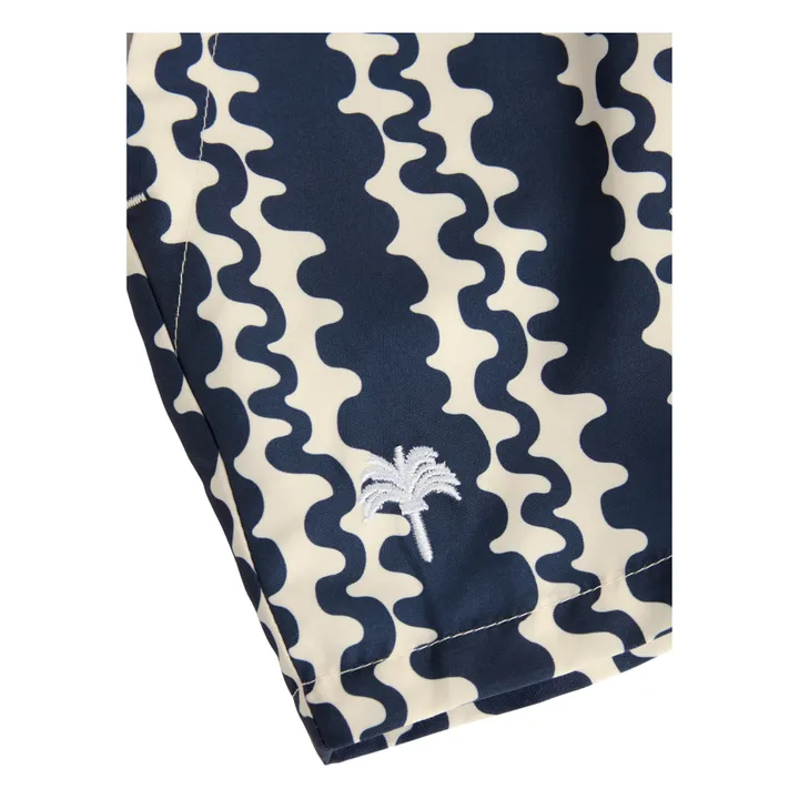 OAS Short de Bain Blue Scribble | Bleu marine