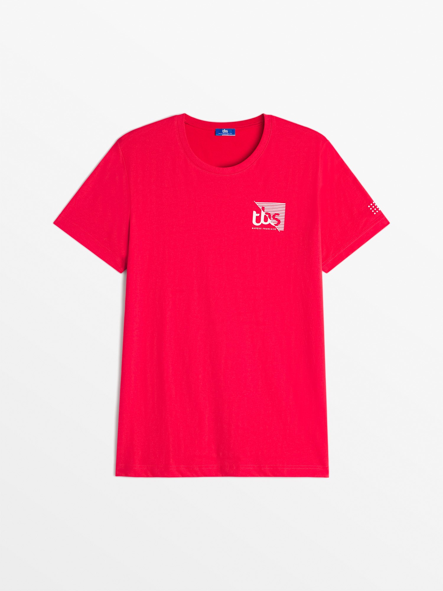 Tee Shirt Homme Manches Courtes Rouge