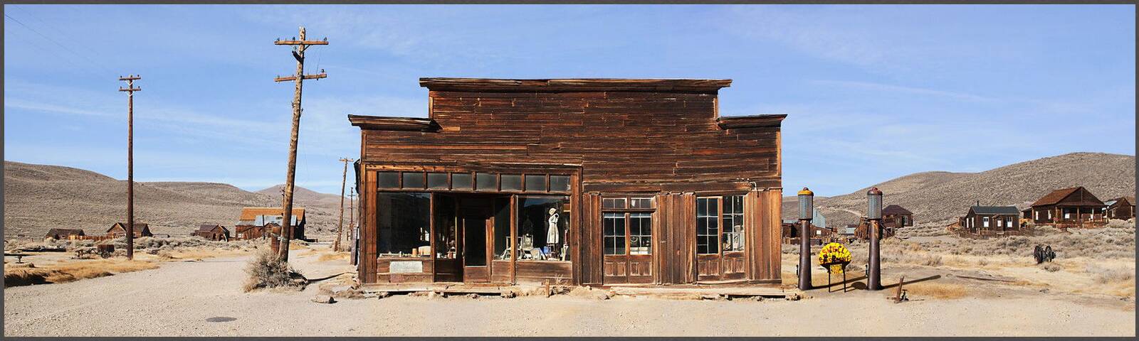 Bodie, California, Main Street #4 by Larry Yust - Limited Edition. Edition of: 150. Signed.