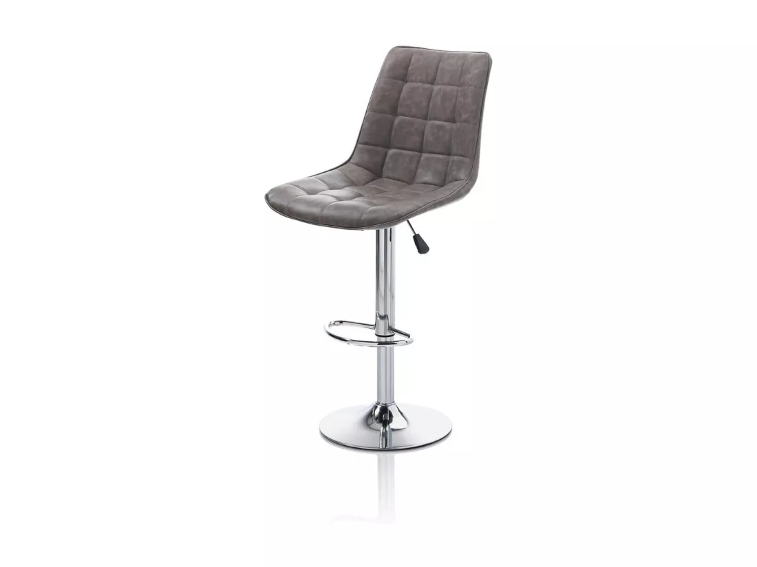 Set de 2 Tabourets OREL marron clair