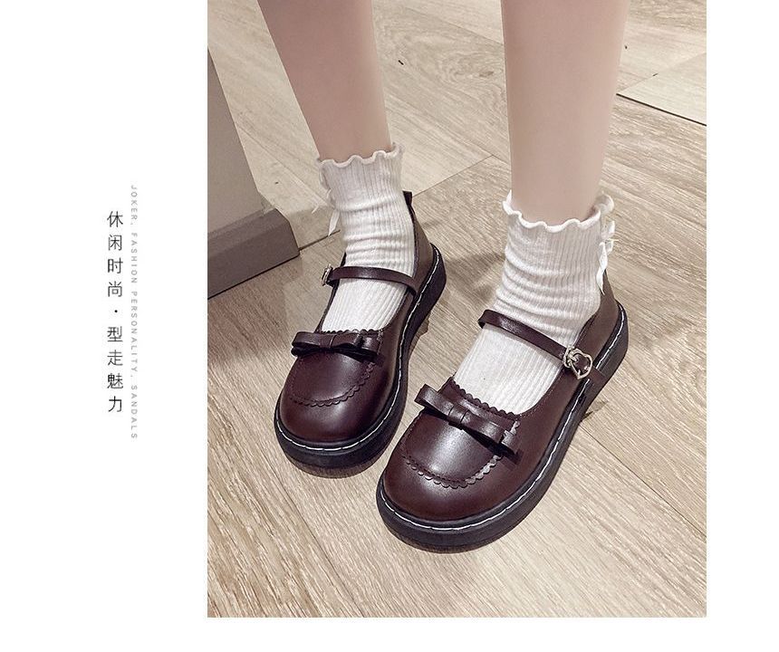 Terute - Mary Jane-schoenen met strikaccent