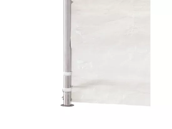Belvédère avec toit blanc 5,88x2,23x3,75 m polyéthylène