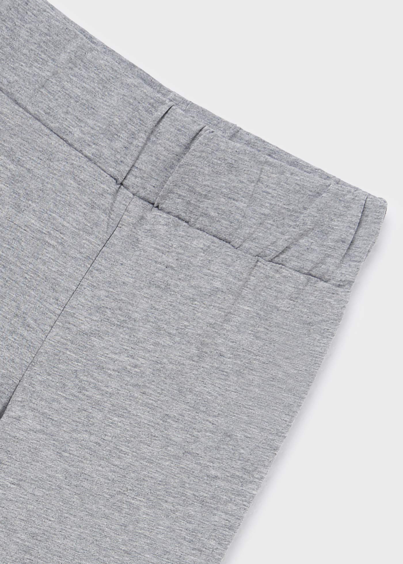 Conjunto de duas peças com camiseta de algodão e leggings para meninas