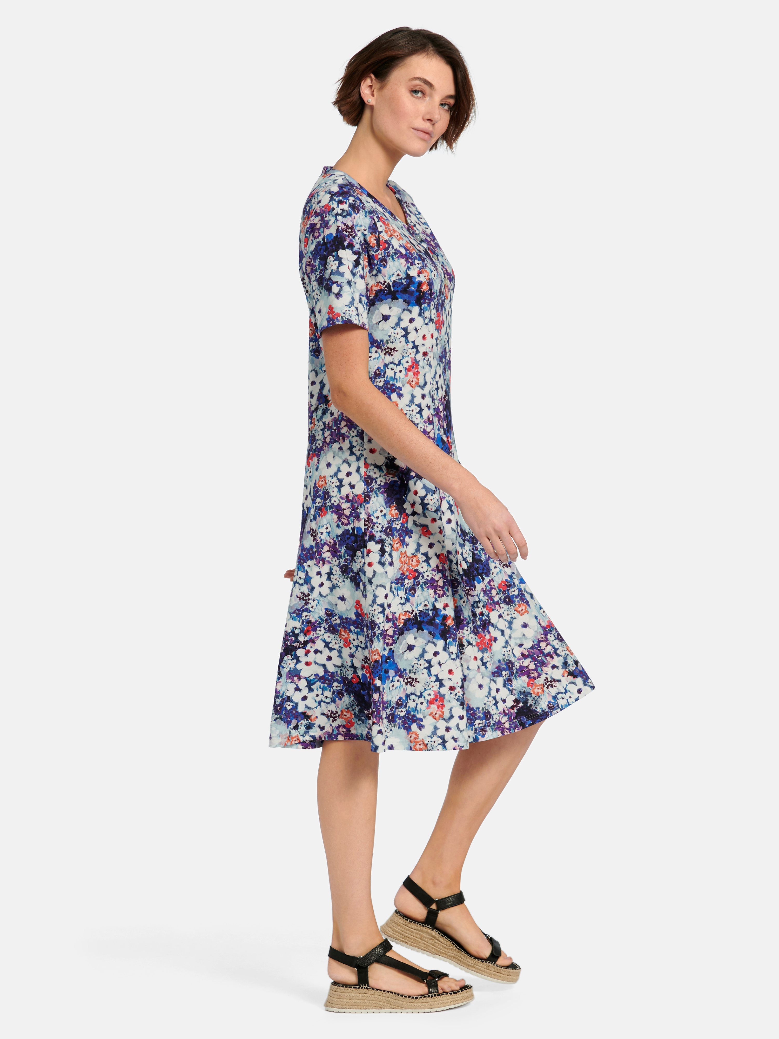 Jersey-Kleid mit 1/2-Arm