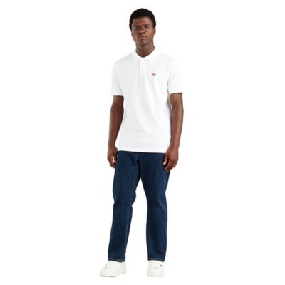 Polo à manches courtes homme Hm 0003 White + LEVIS