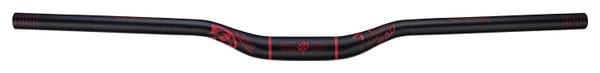 Cintre VTT Reverse Lead 31.8mm Rise 25mm 770mm Noir Rouge