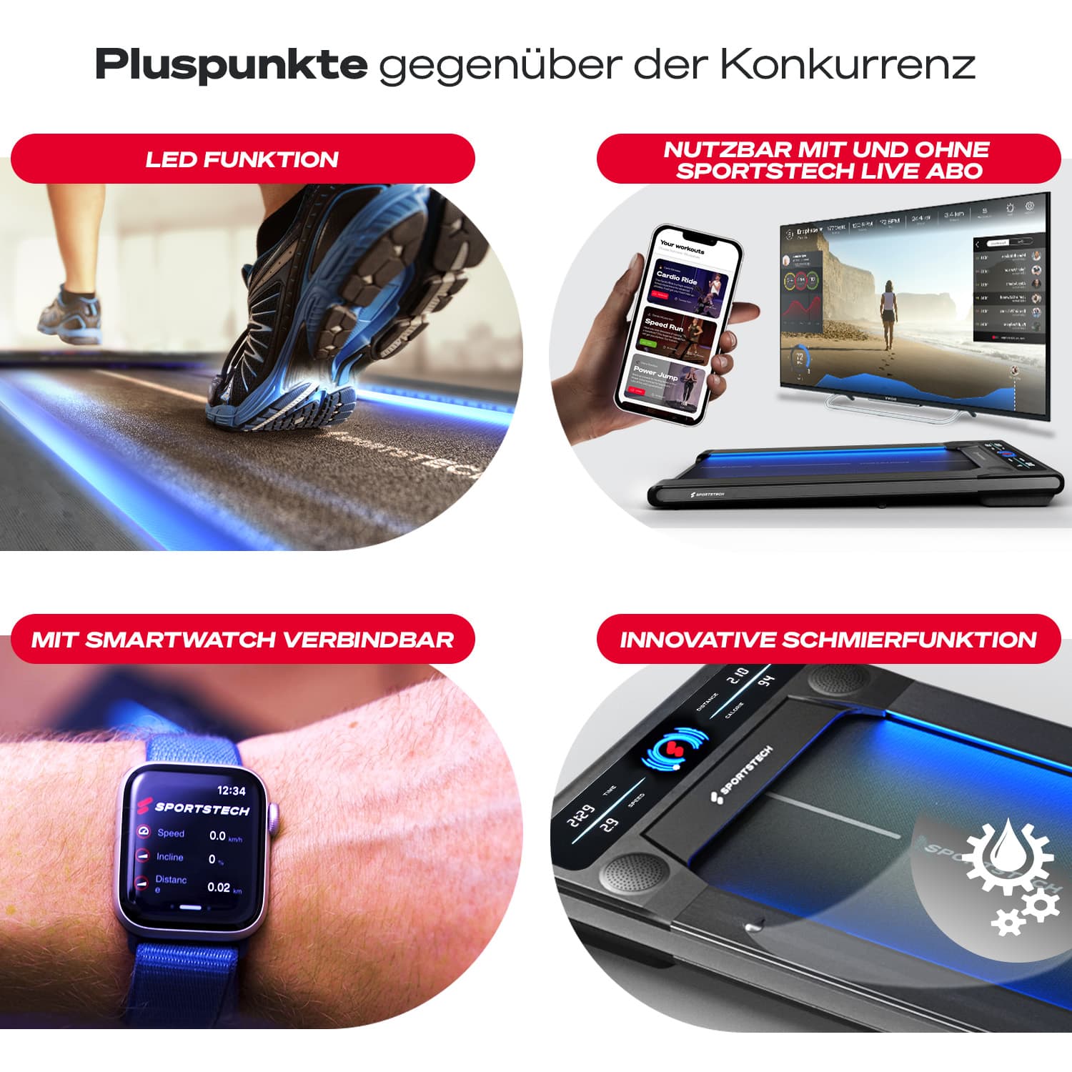 sWalk Laufband - Grau
