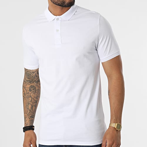 Polo A Manches Courtes PL001 Blanc