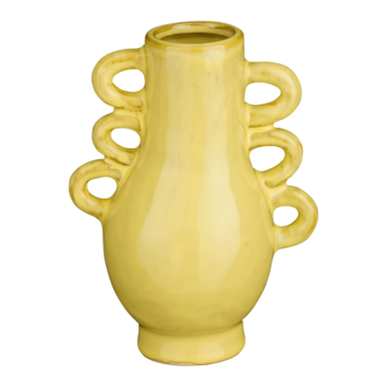 Vaas geel - l11,5xb8xh15,5cm