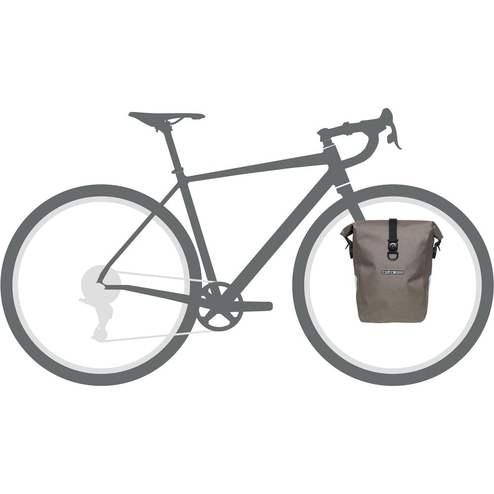 Ortlieb Gravel-Pack 25l 2 Stück Hinterradtaschen dark sand