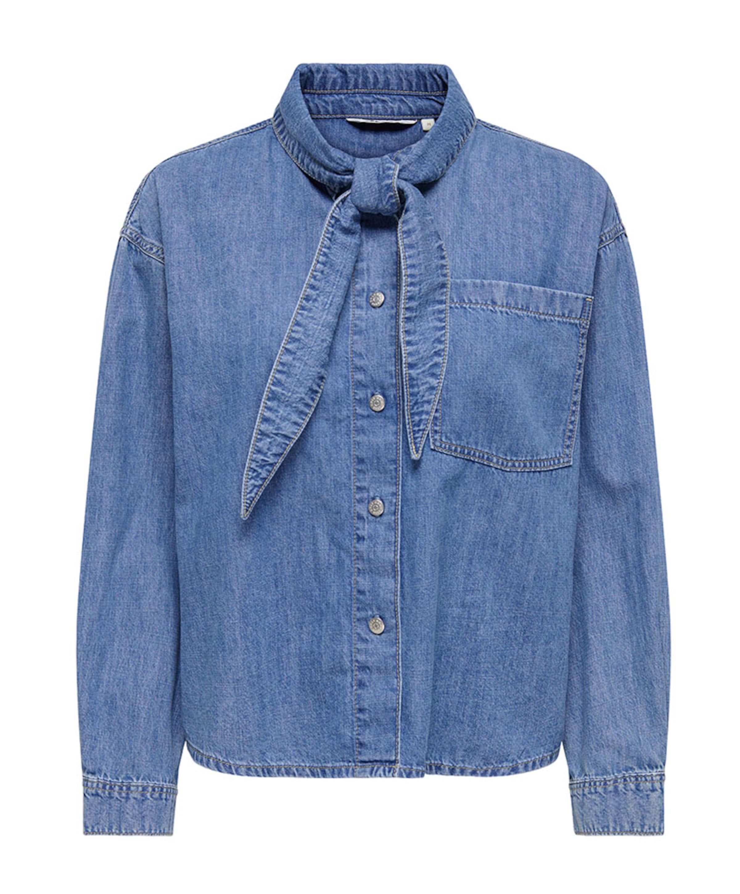 Only Dames blouse blauw