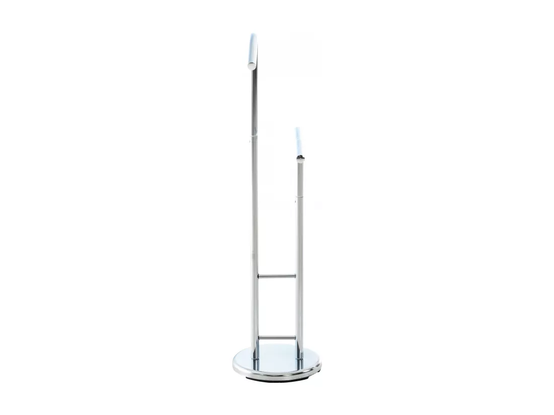 Valet de nuit - Métal - 50 x 28 x 107cm - Argent - Raymon