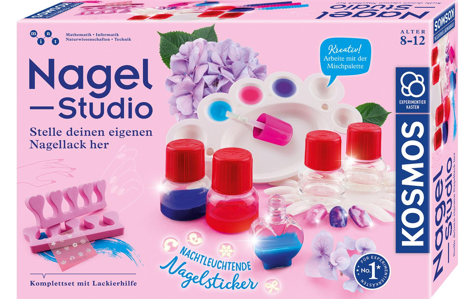 Experimentierkasten Nagel-StudioKomplettset mit Lackierhilfe