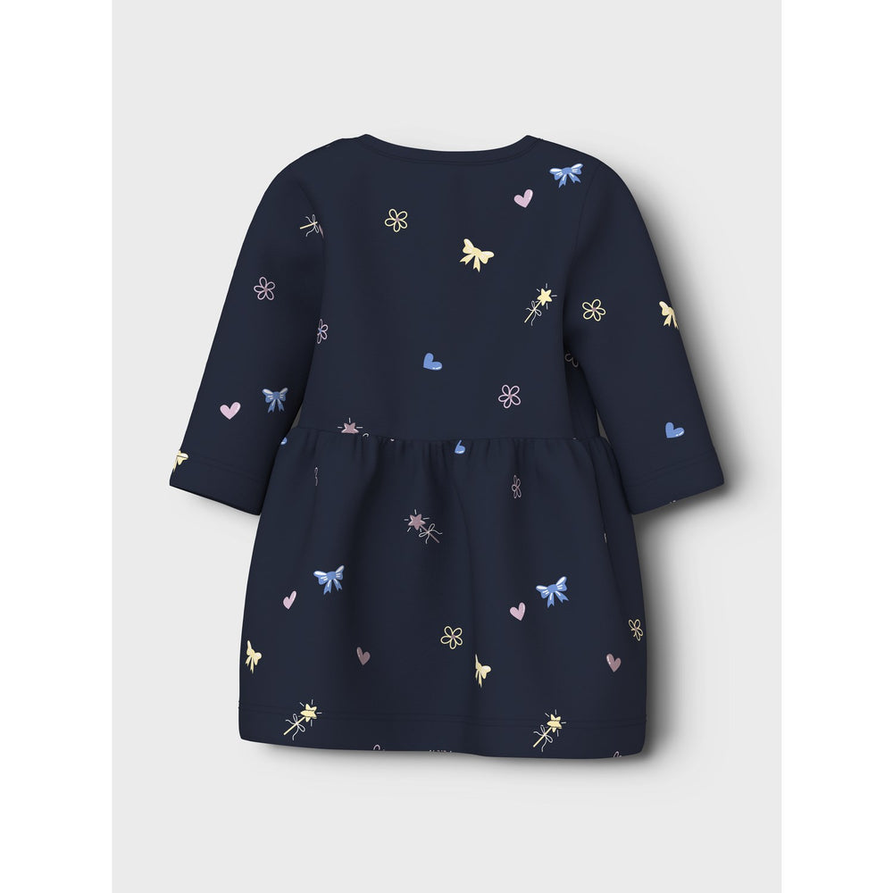Køb Name It Navy Blazer Bow And Hearts Vandora Kjole