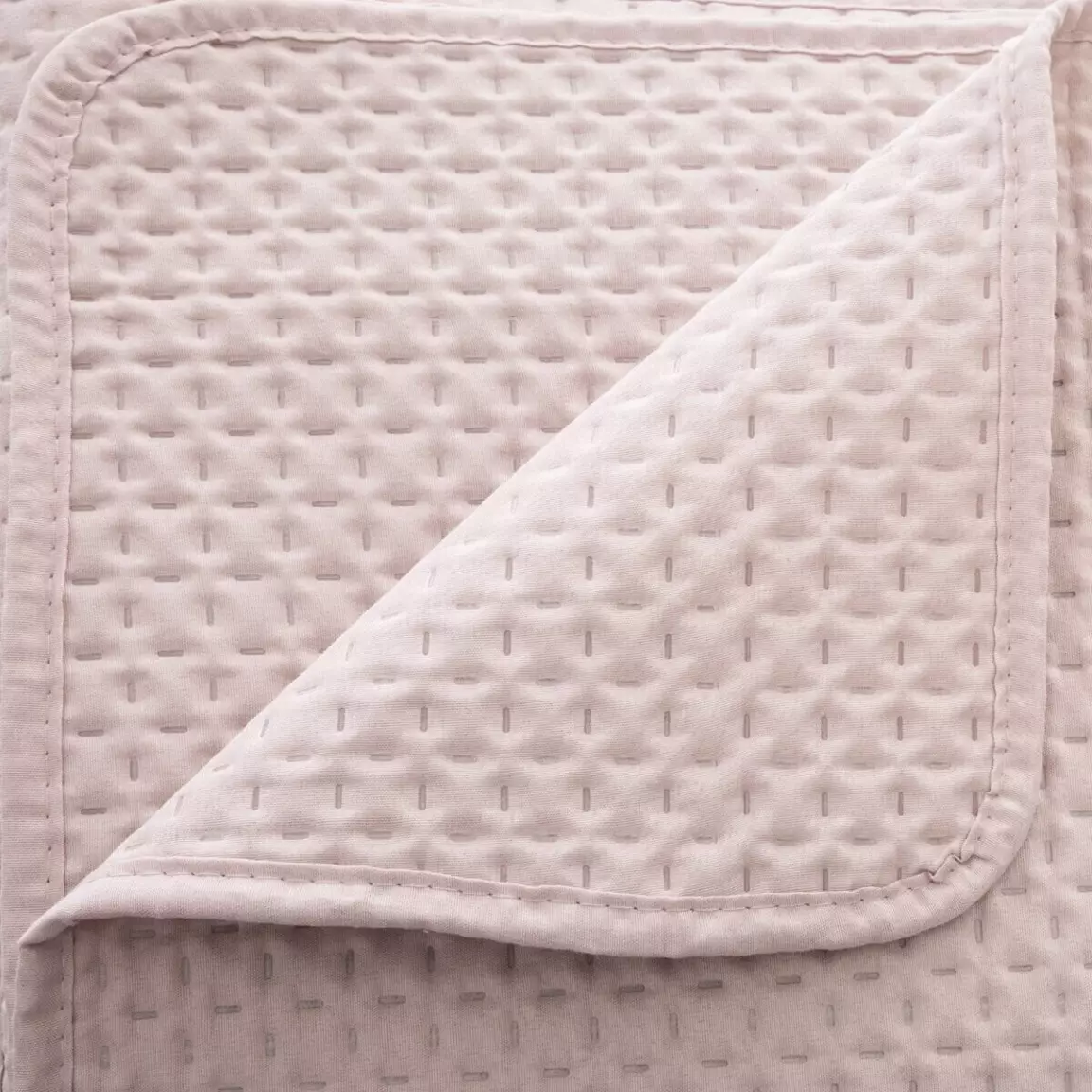Couvre-lit et taies d'oreiller (240 x 260 cm) Dolce Rose