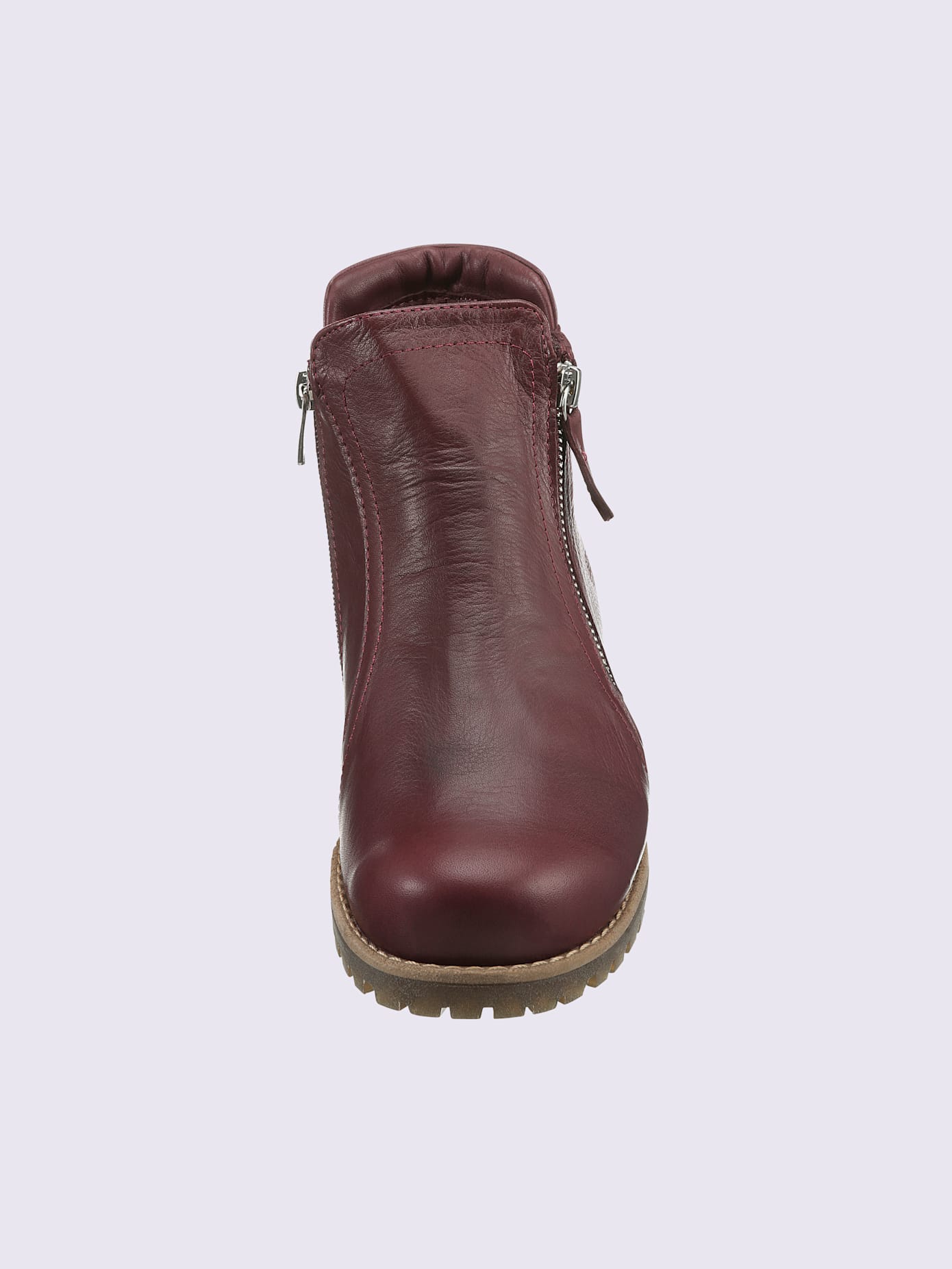 Bottine courte cuir nappa de vache