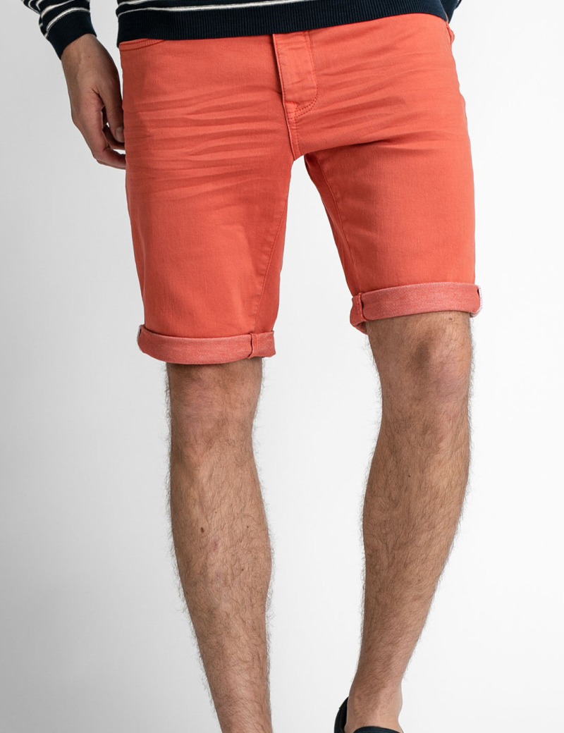 PETROL IND SHORT JOGG HOMME JEAN ORANGE
