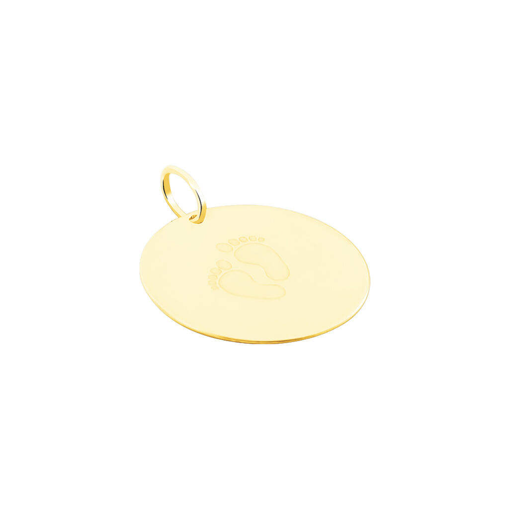 Pendentif Pastille Or Jaune