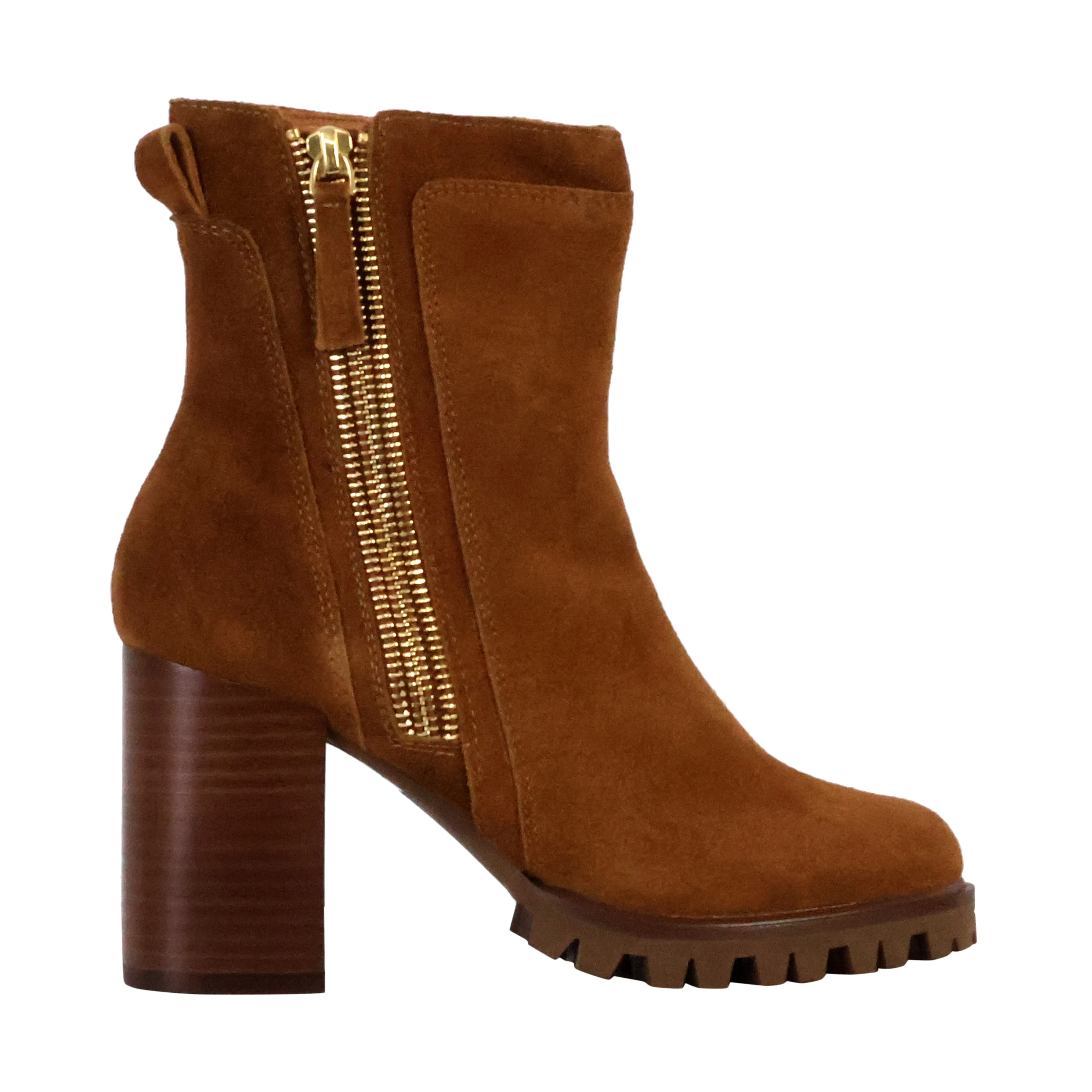 Bottines à talon cuirsilene | Marron