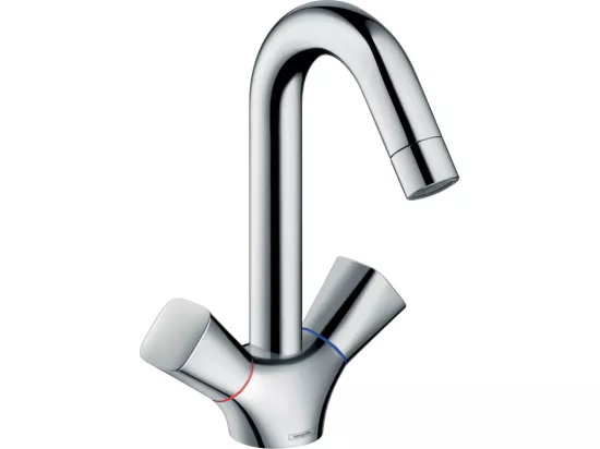 Mélangeur de lavabo avec tirette et vidage synthétique chromé Hansgrohe
