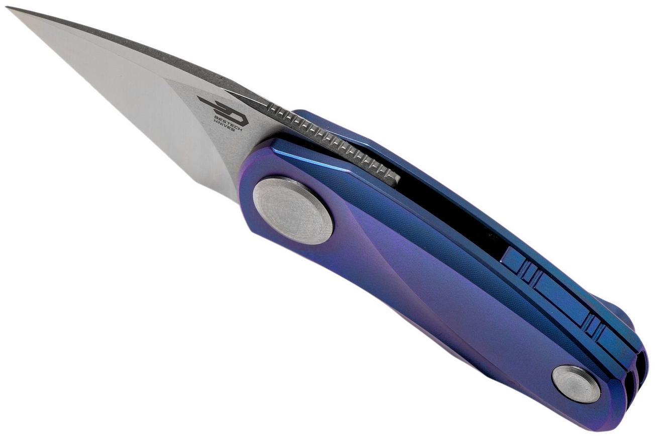 Bestech Tulip Frame Lock Blue BT1913B zakmes, Ostap Hel design
