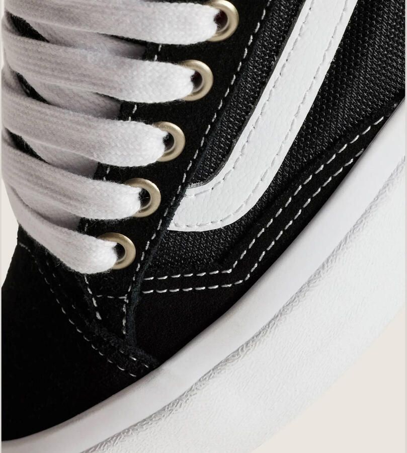 VANS Skate Old Skool 36+ sneakers zwart wit rood