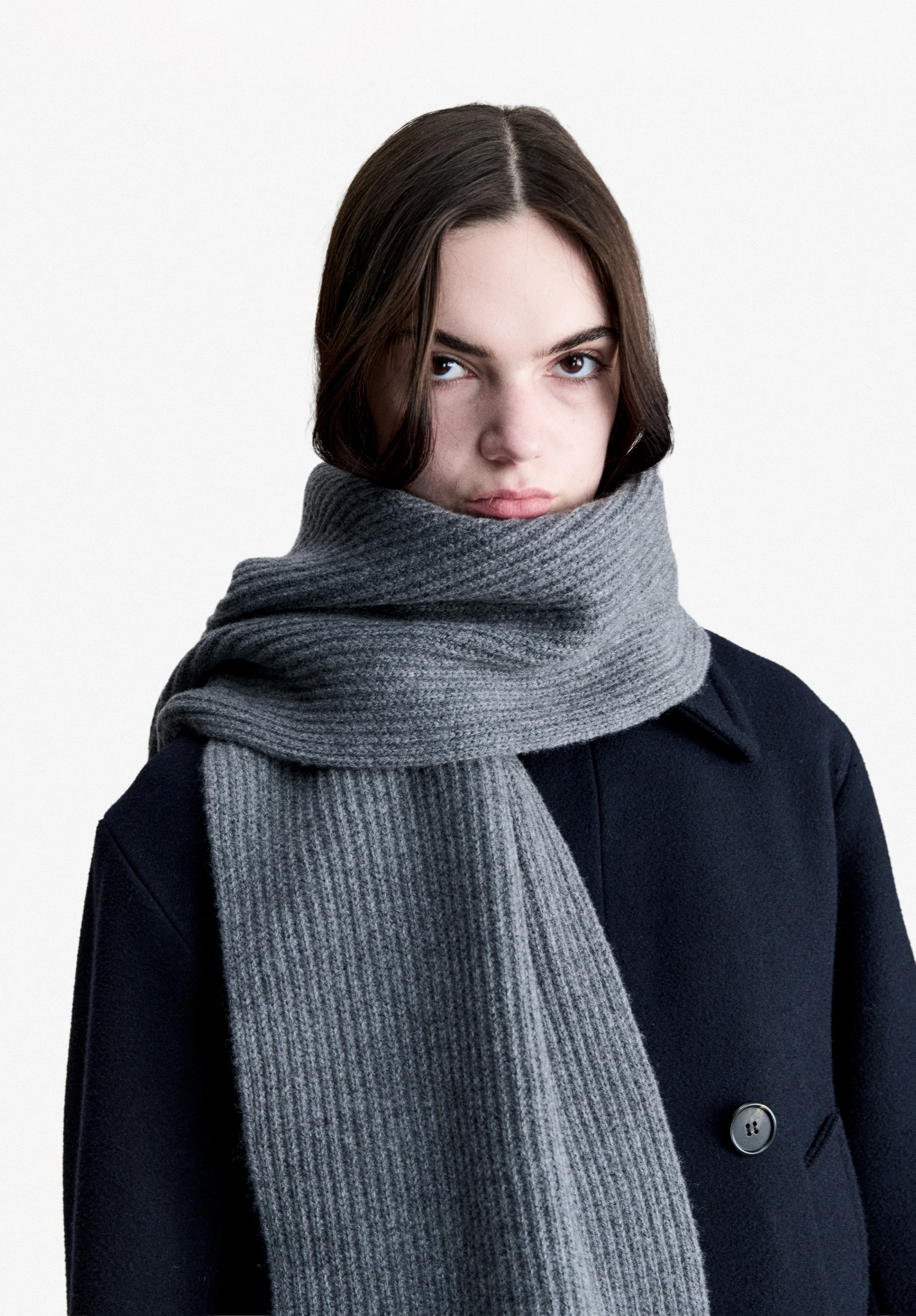 Echarpe en cachemire - Anthracite
