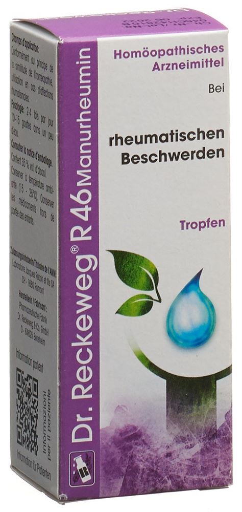 RECKEWEG R46 Manurheumin Tropfen Fl 50 ml