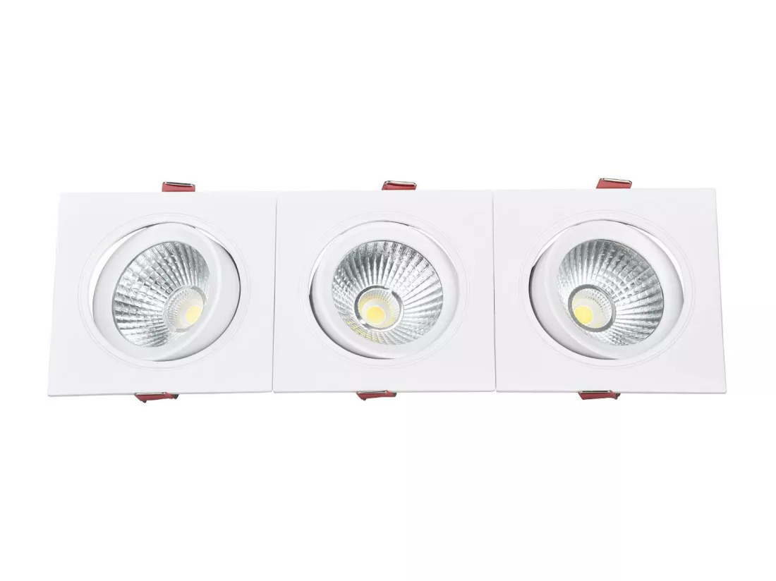Spot Downlight LED 45W Rectangulaire Madison Coupe 400x120 mm 3000K Blanc chaud