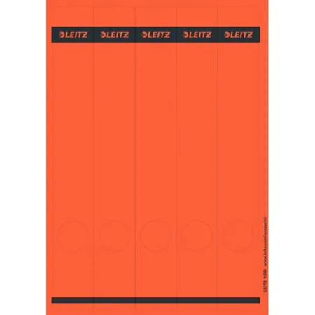Leitz Rückenschild, lang schmal, rot