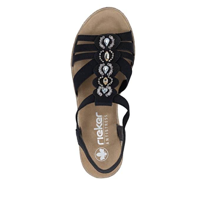 Rieker Sandal Dame 619B2-00