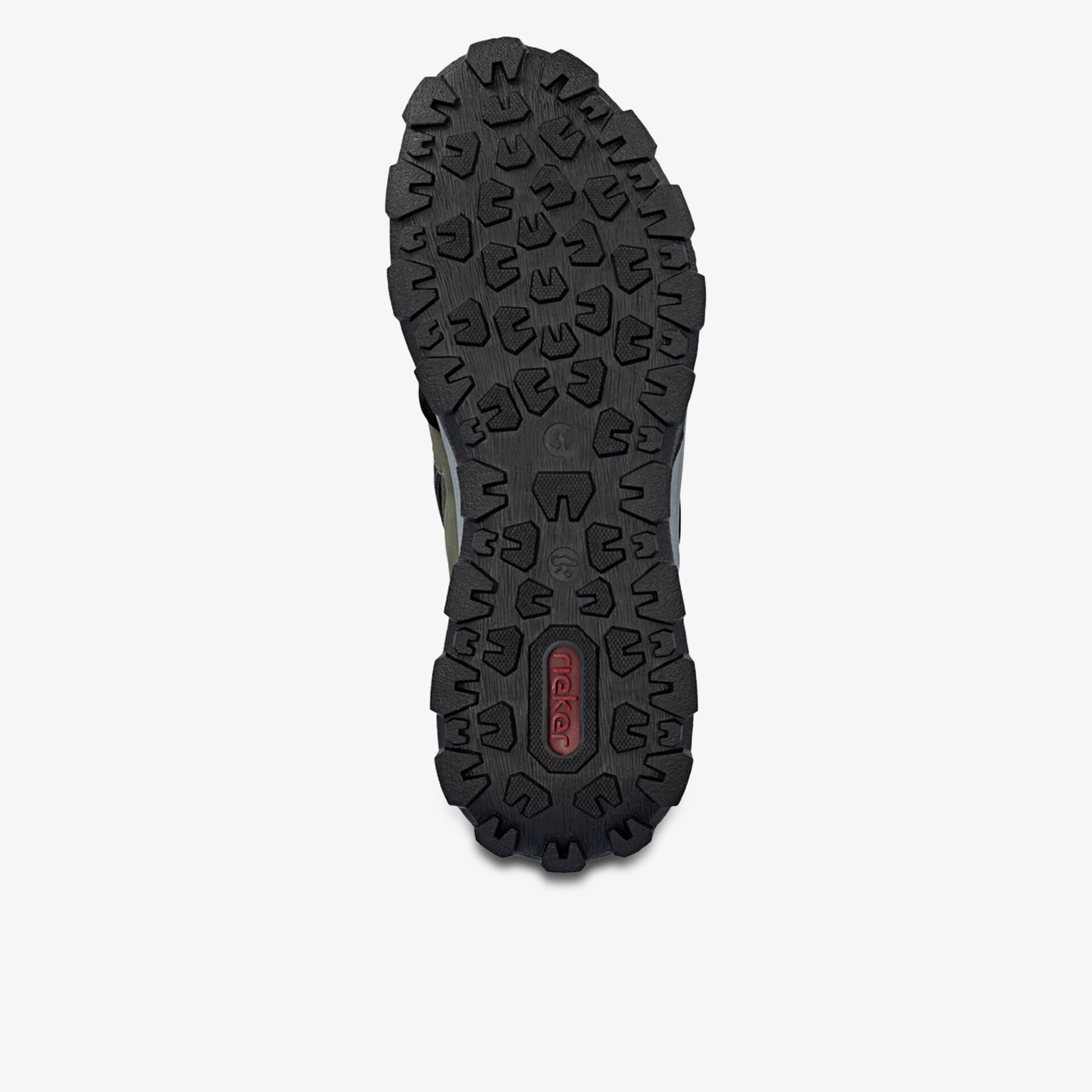rieker Herren Schnürboots grau