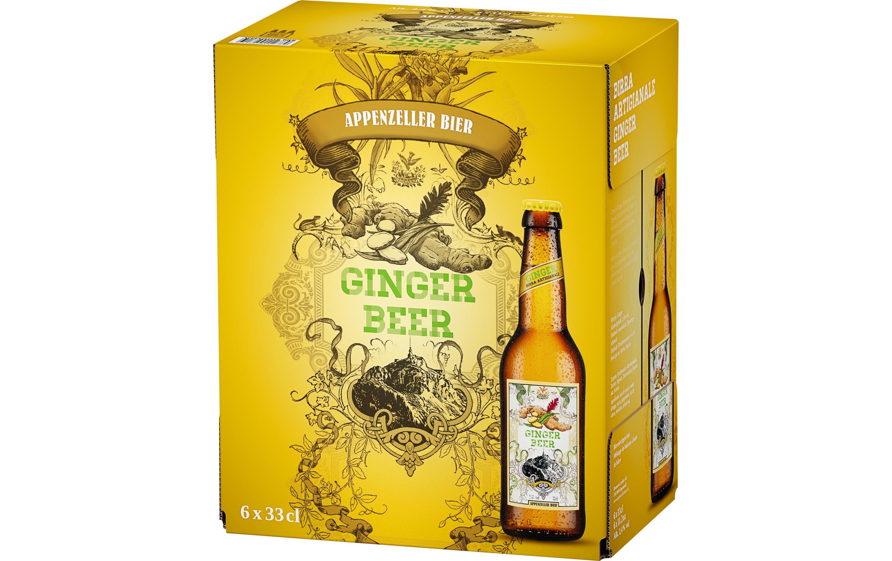 Bier Ginger-Beer 6 x 0.33 lIngwerbier
