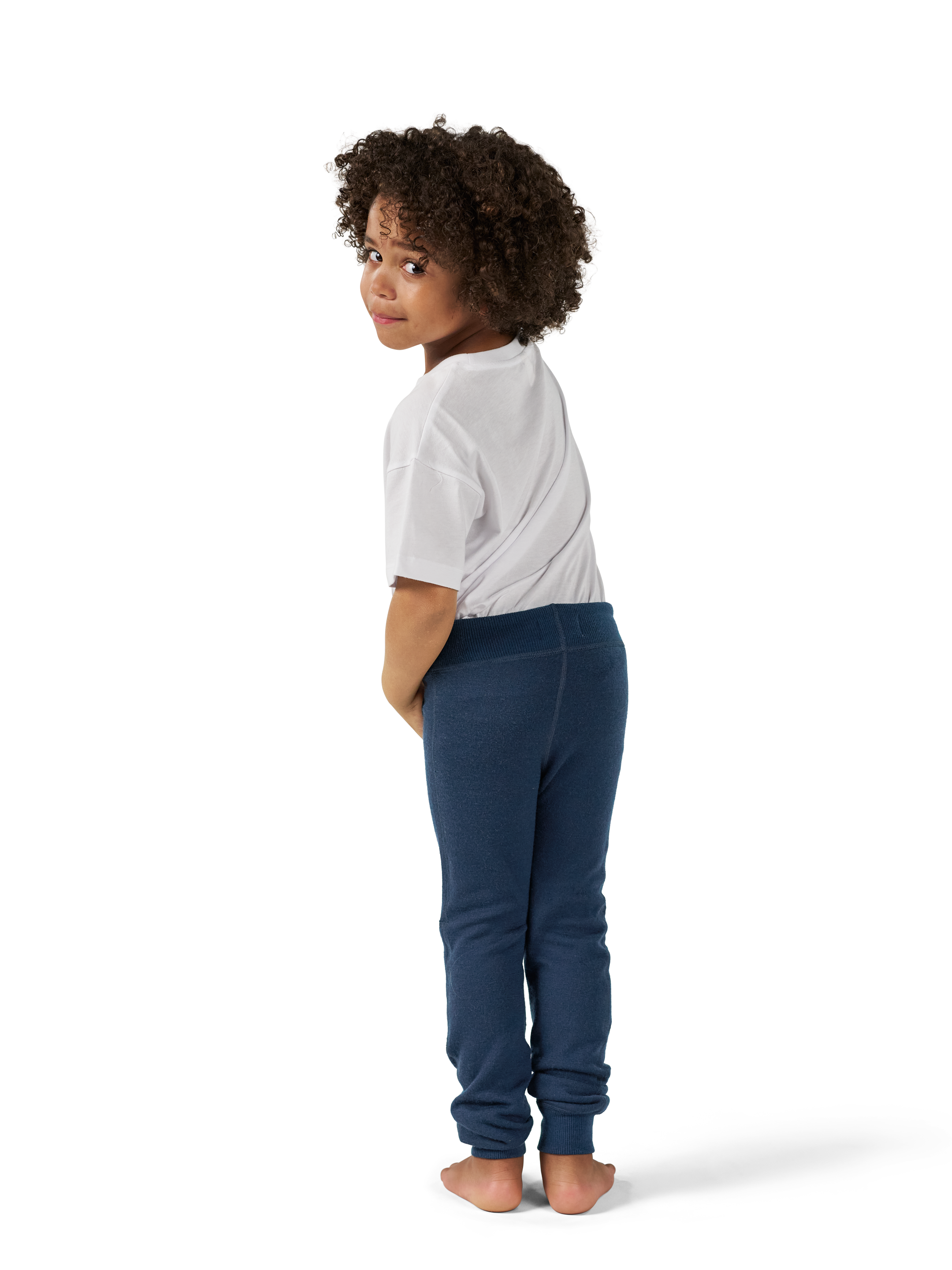 Broek van merinowollen terry voor kinderen