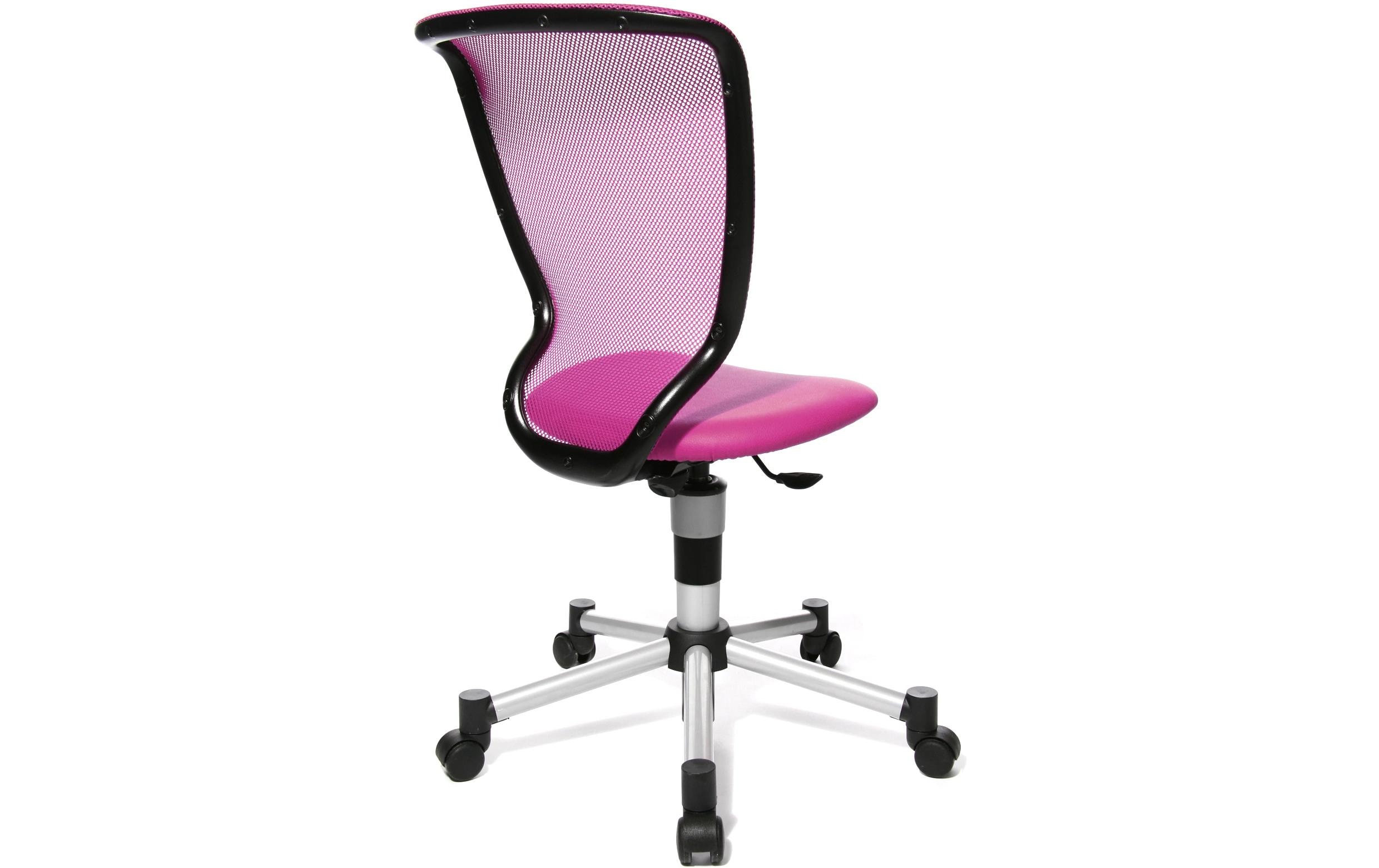 Kinder Bürostuhl Titan Junior, Rosa<br>Mitwachsender Design-Kinder- und Jugenddrehstuhl