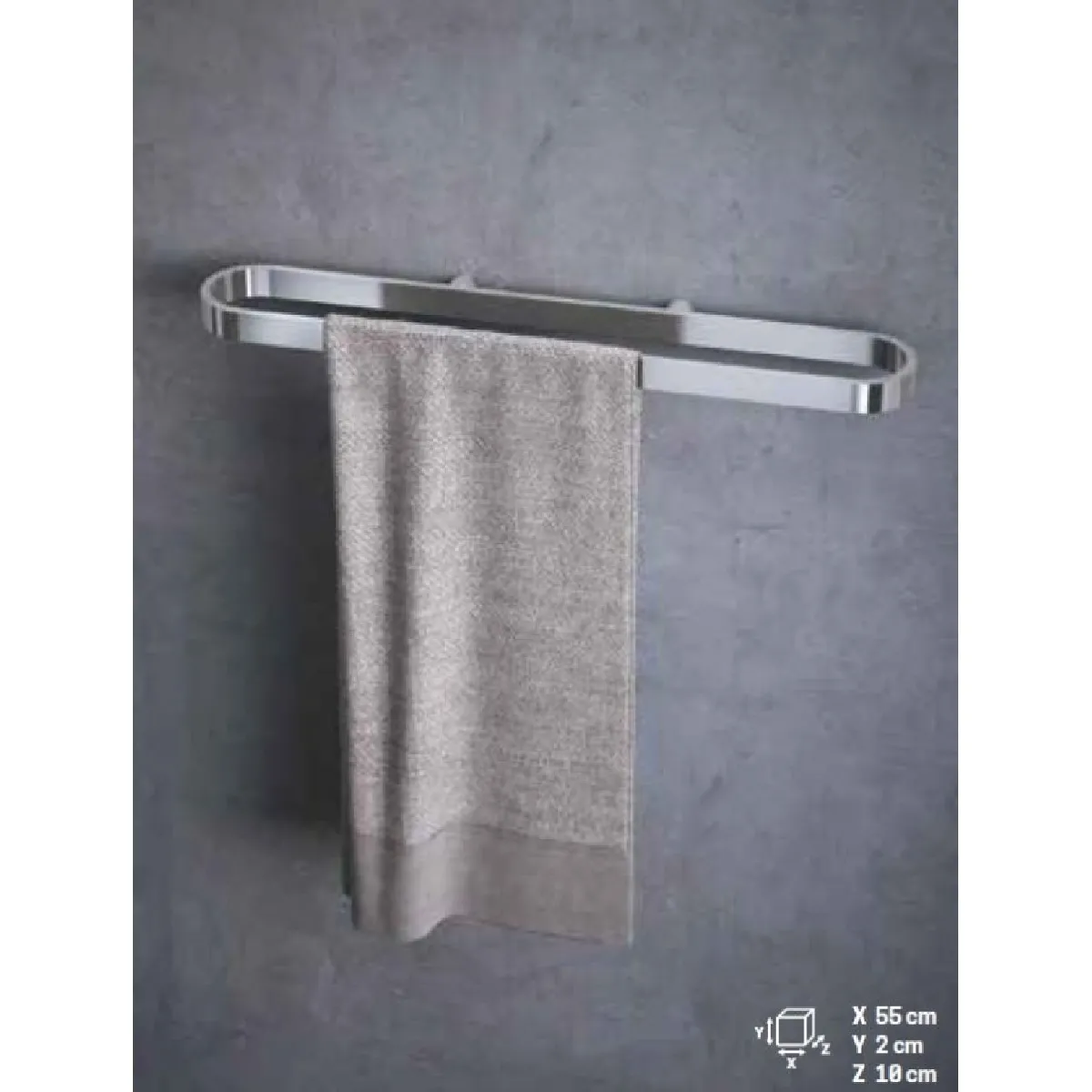 Novellini Porte-serviette chromé