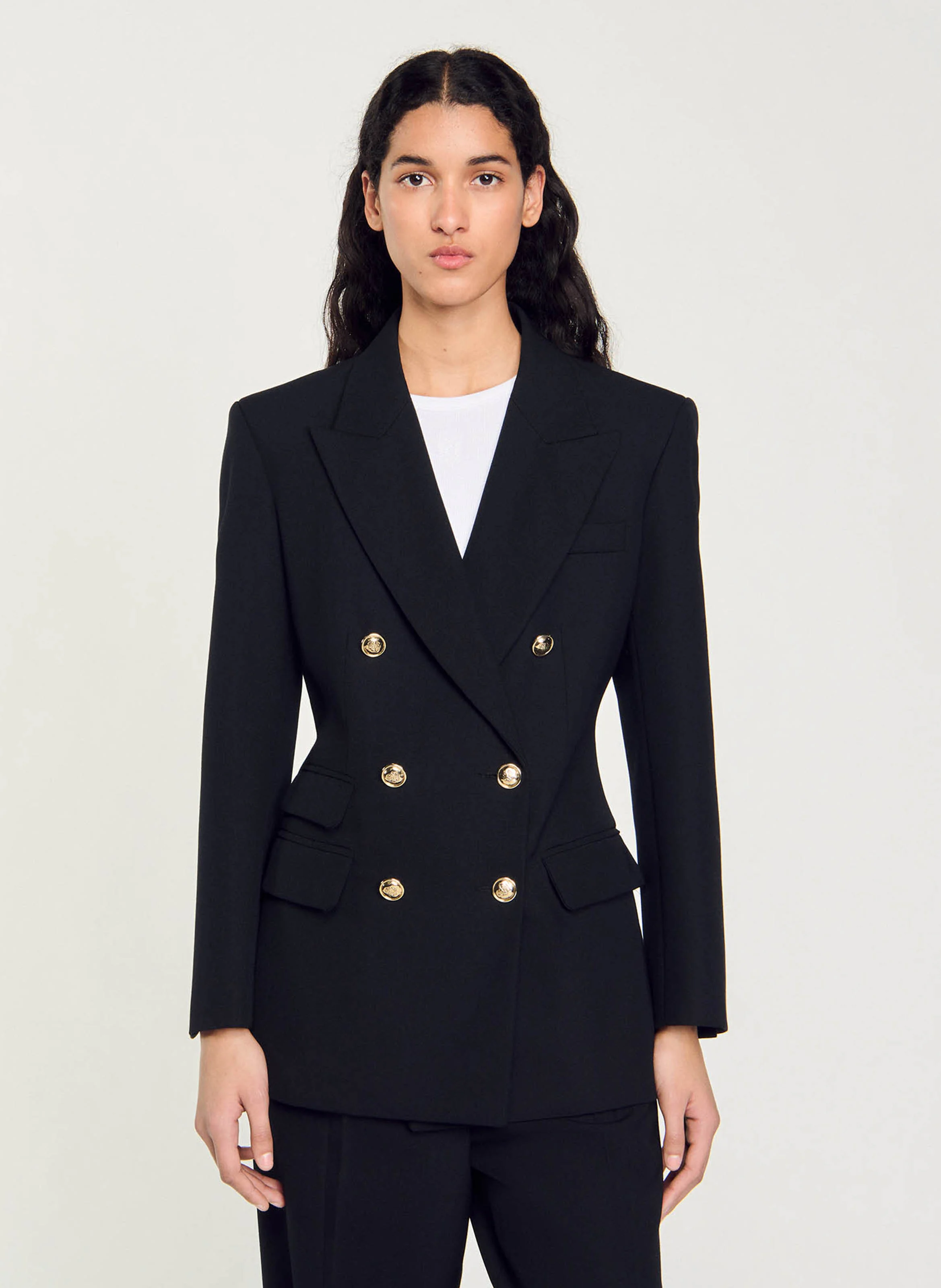 Veste tailleur cintrée | Noir