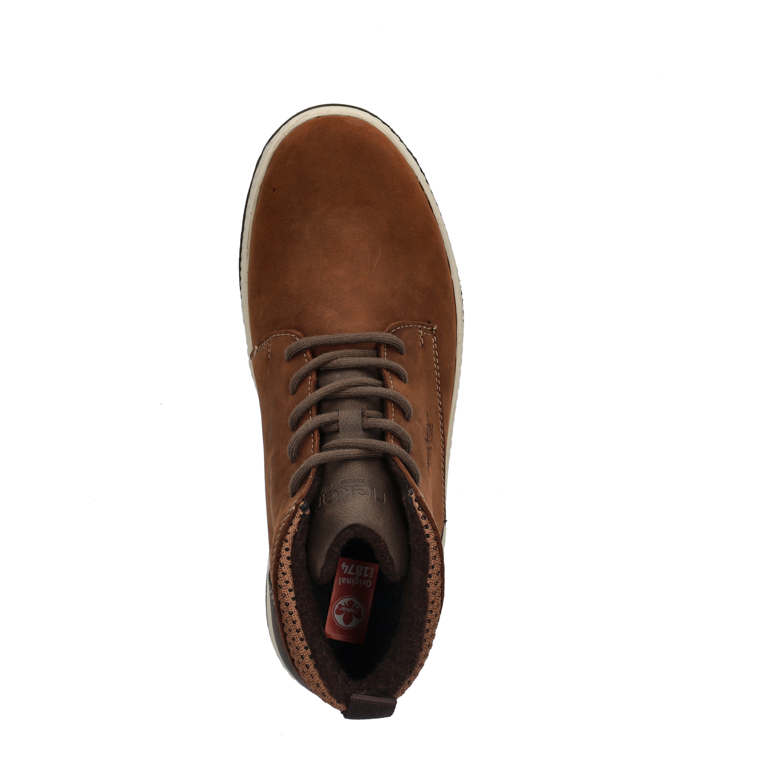 heren veterboot Rieker Bruin
