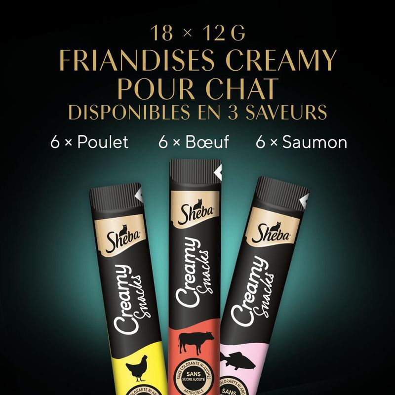 Lot mixte Sheba Creamy Snacks