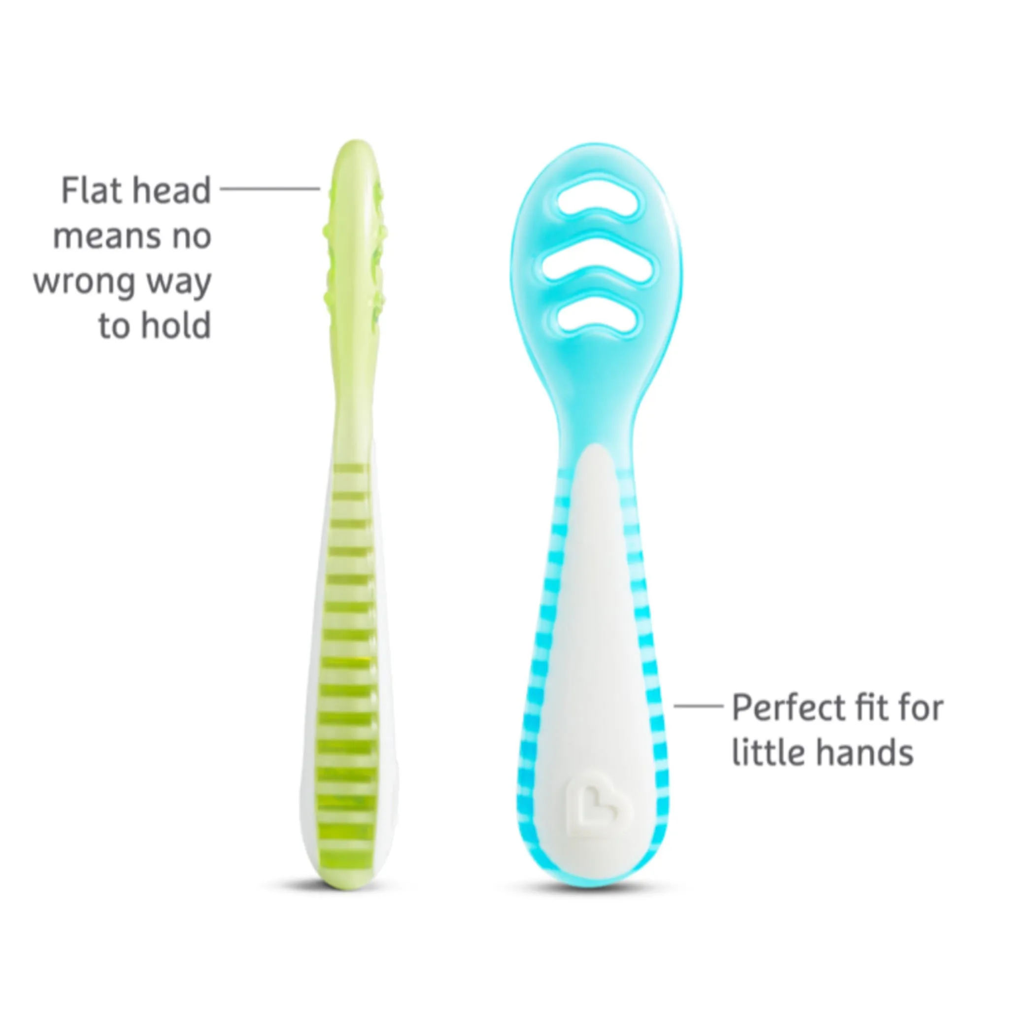 Munchkin Cuillères d'Apprentissage Gentle Dip™ (2) - Bleu
