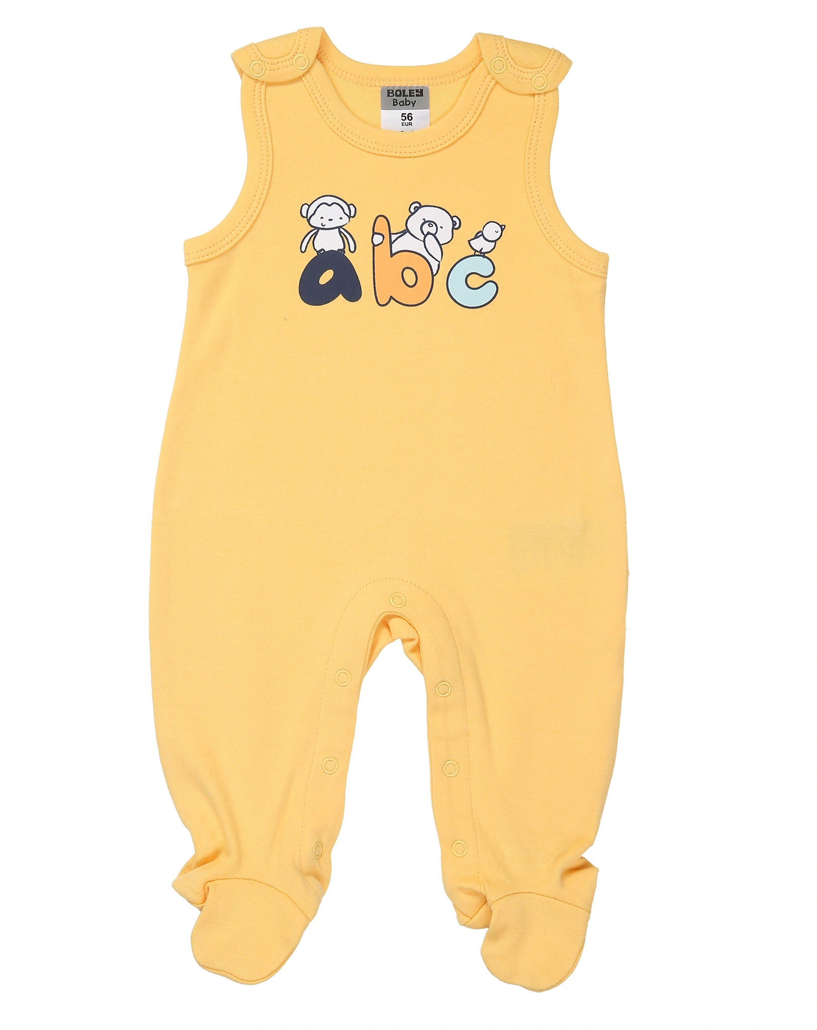 Strampler ABC BÄR mit Langarmshirt 2er-Pack in bunt