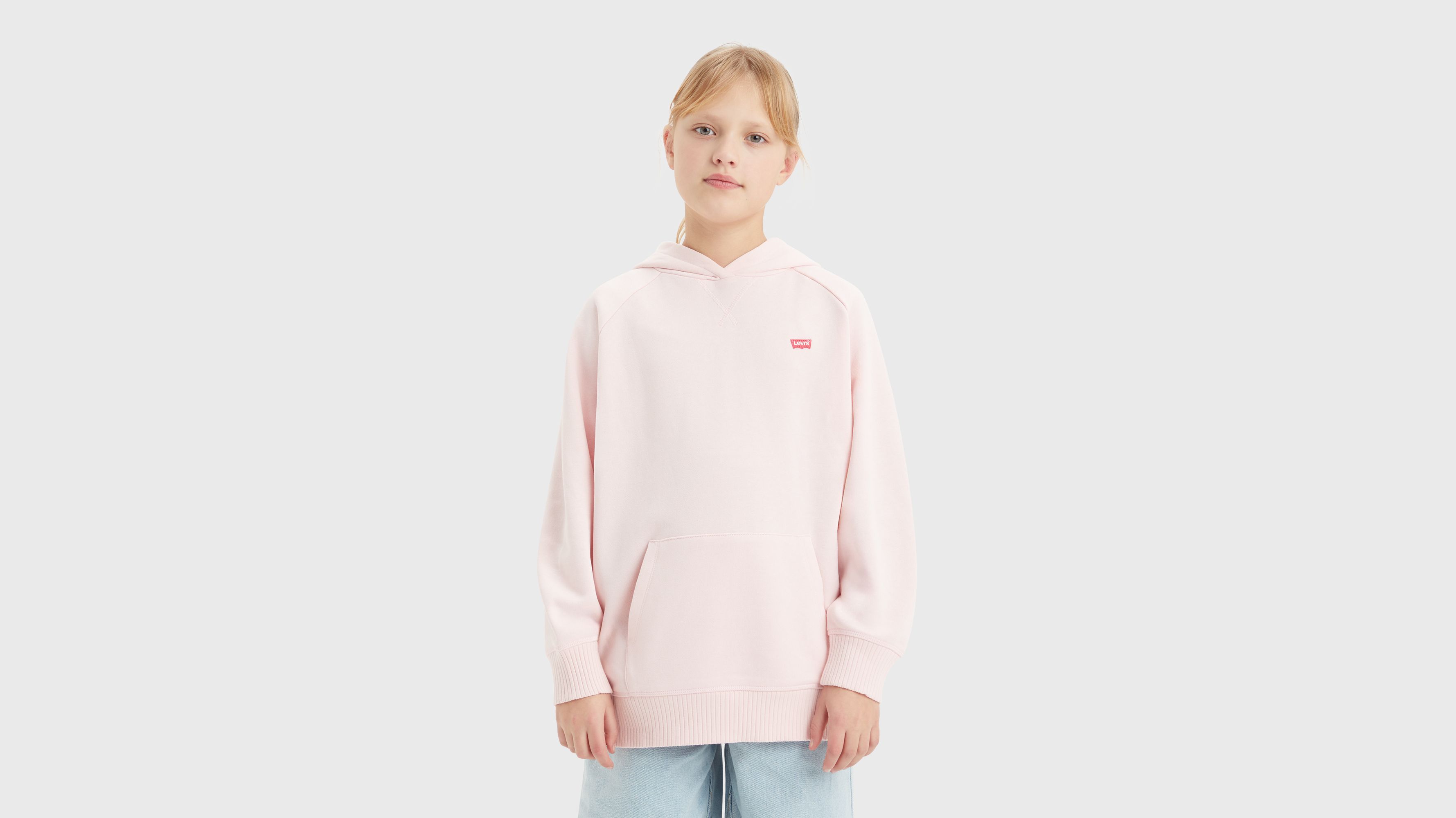 Ado sweat à capuche - Chalk Pink - Rose