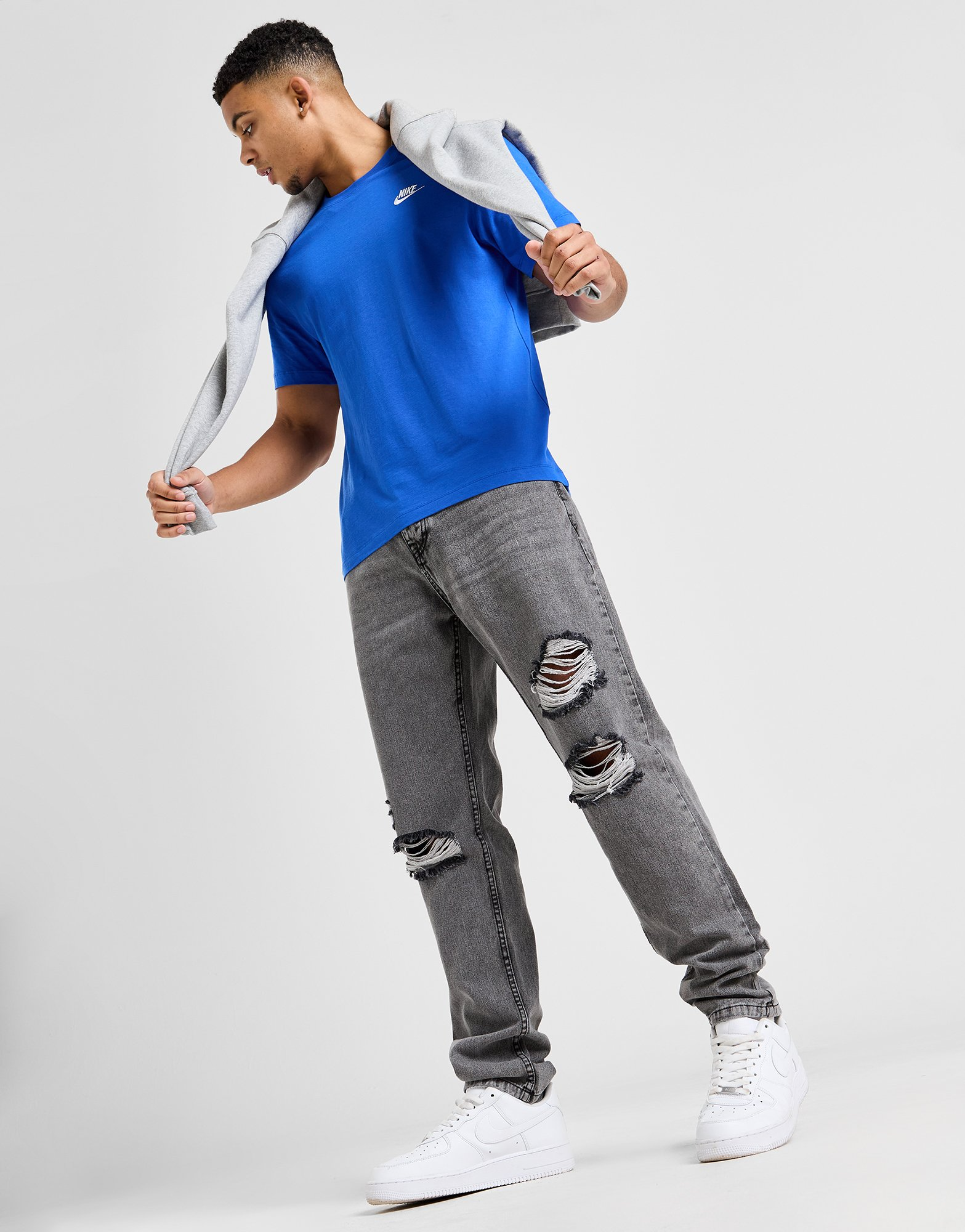 Brave Soul Jeans Loose Fit Rip Homme
