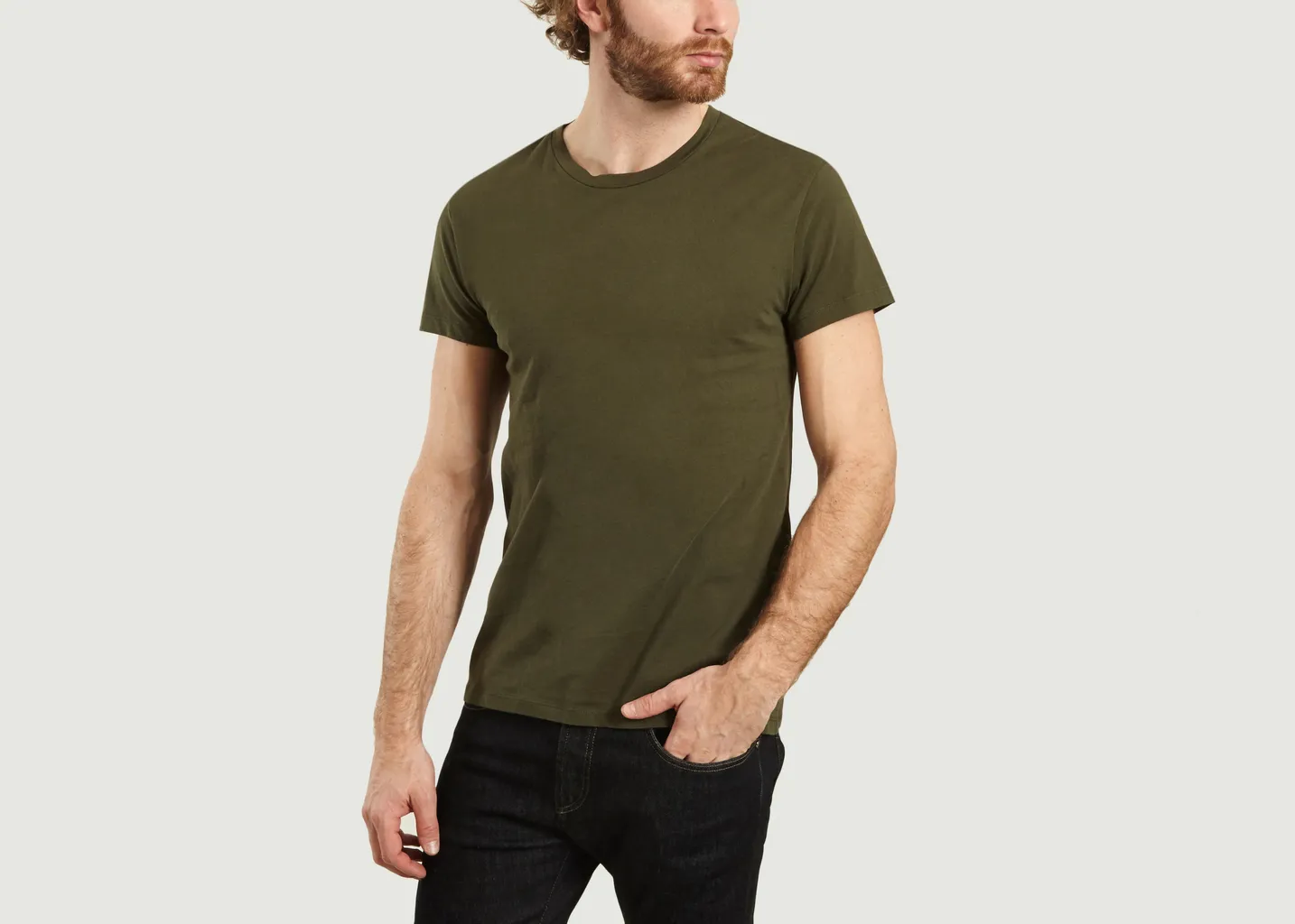 T-Shirt Uni En Coton Bio Kronos Samsoe Samsoe
