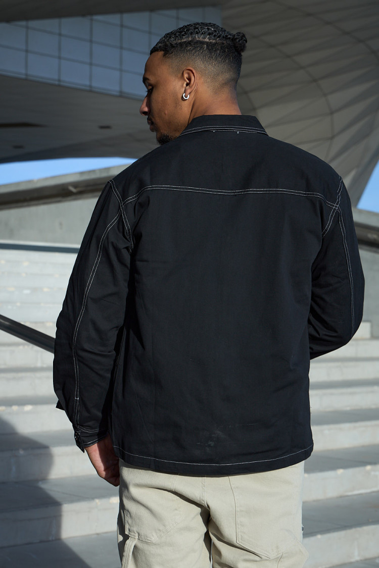 Chemise épaisse noire