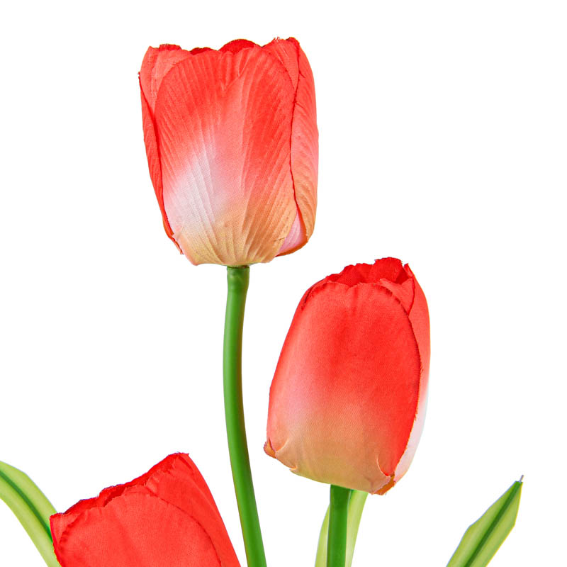 3 tulipes artificielles à planter
