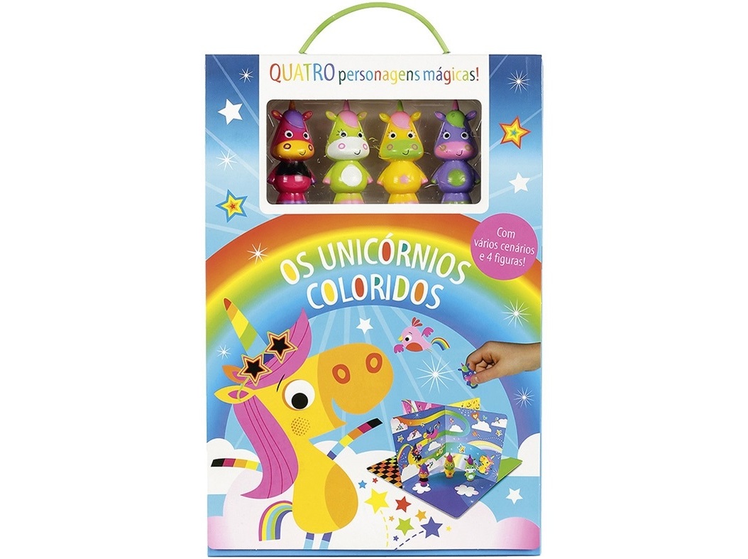 LIVRO OS UNICÓRNIOS COLORIDOS